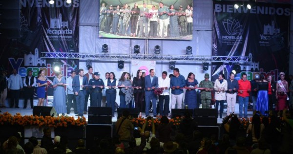 Inaugura Cuauhtémoc Blanco Feria de la Cecina y Tianguis Grande de Yecapixtla 2019