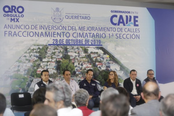 62.5 millones de pesos para obra social en la zona metropolitana de Querétaro