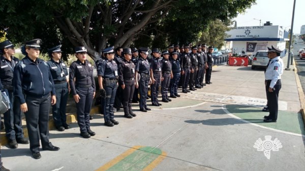 Delegación de Vialidad de Cholula, la primera conformada solo por mujeres