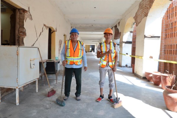 Inicia la reconstrucción del Palacio Municipal  y Casa de la Cultura de Juchitán
