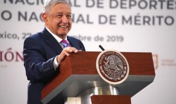 Presidente López Obrador entrega Premio Nacional de Deportes y Premio Nacional de Mérito Deportivo 2019