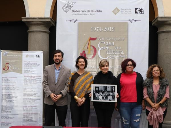 Con conciertos, conferencias y exposiciones, Casa de la Cultura celebrará 45 años