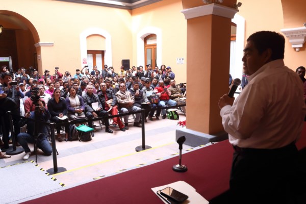 Con hechos, mi gobierno acredita trabajar por los que menos tienen: Miguel Barbosa