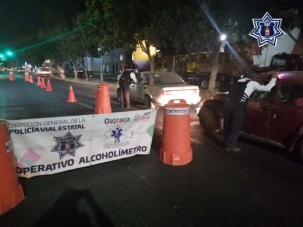 Implementa Policía Vial Estatal Operativo Alcoholímetro en el Estado
