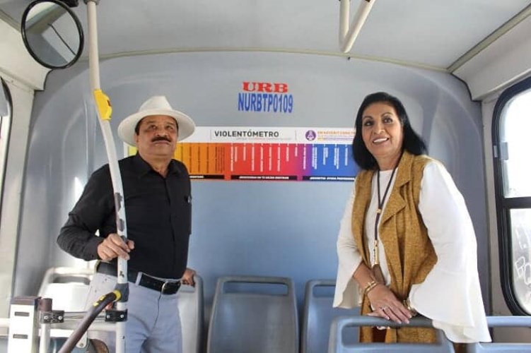Inmunay coloca violentómetros en unidades de transporte público