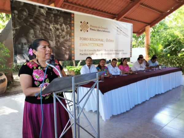 Preside Gloria Sánchez foro regional consultivo en el Istmo de Tehuantepec