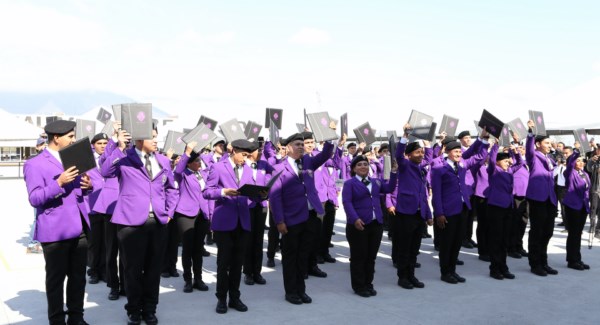 Se gradúa primera generación del Colegio de Bachilleres Militarizado