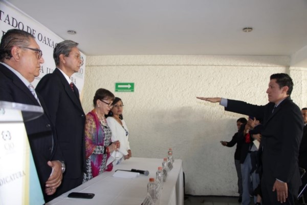 TOMA PROTESTA ABRAHAM ISAAC SORIANO  REYES COMO CONSEJERO DE LA JUDICATURA