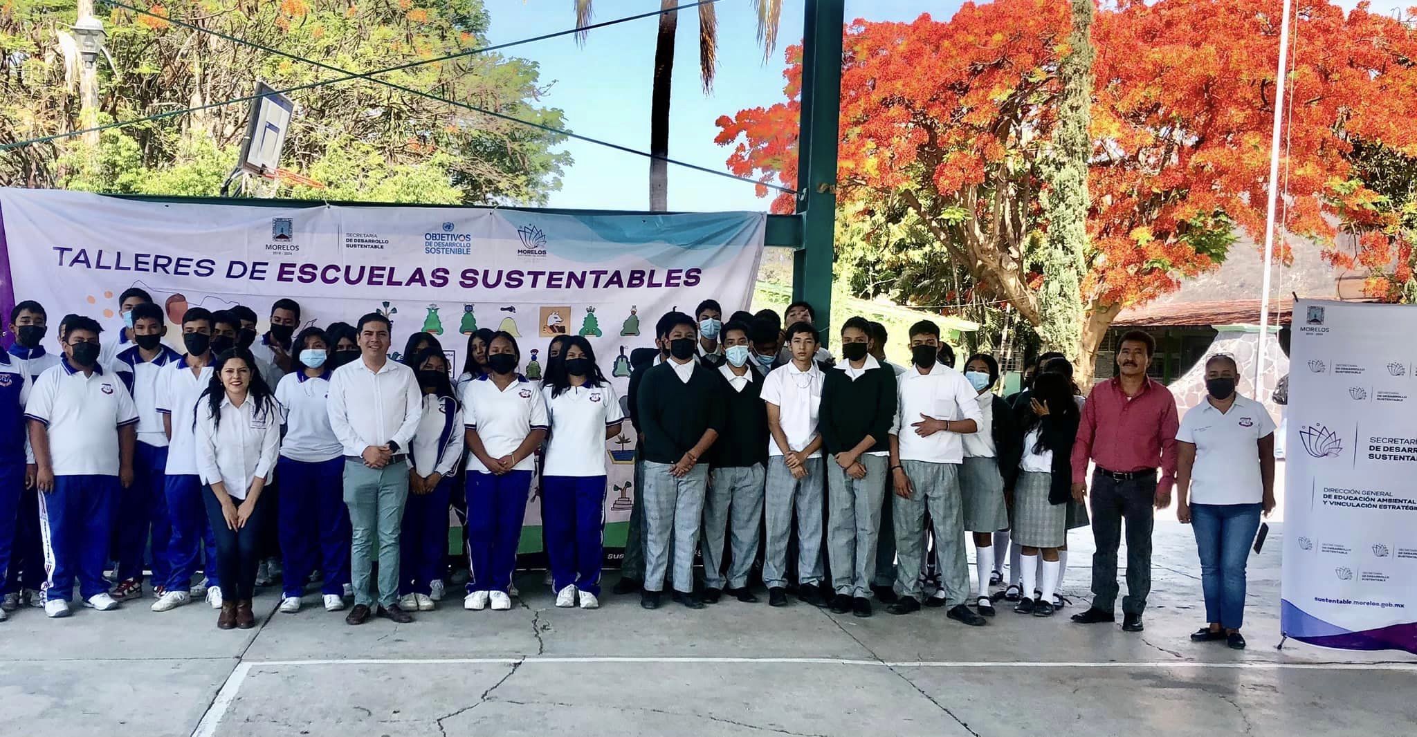 Benefician jornadas sustentables a cuatro centros educativos de Ayala