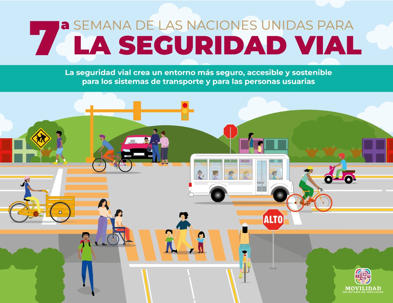 Se suma Semovi a Semana Mundial de las Naciones Unidas para la Seguridad Vial