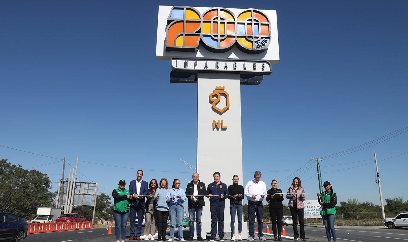 Inaugura Gobernador rehabilitación de la Nueva Autopista al Aeropuerto Internacional de Monterrey