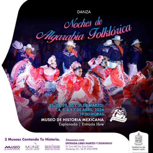 Vive las Noches de Algarabía Folklórica en el Museo de Historia Mexicana