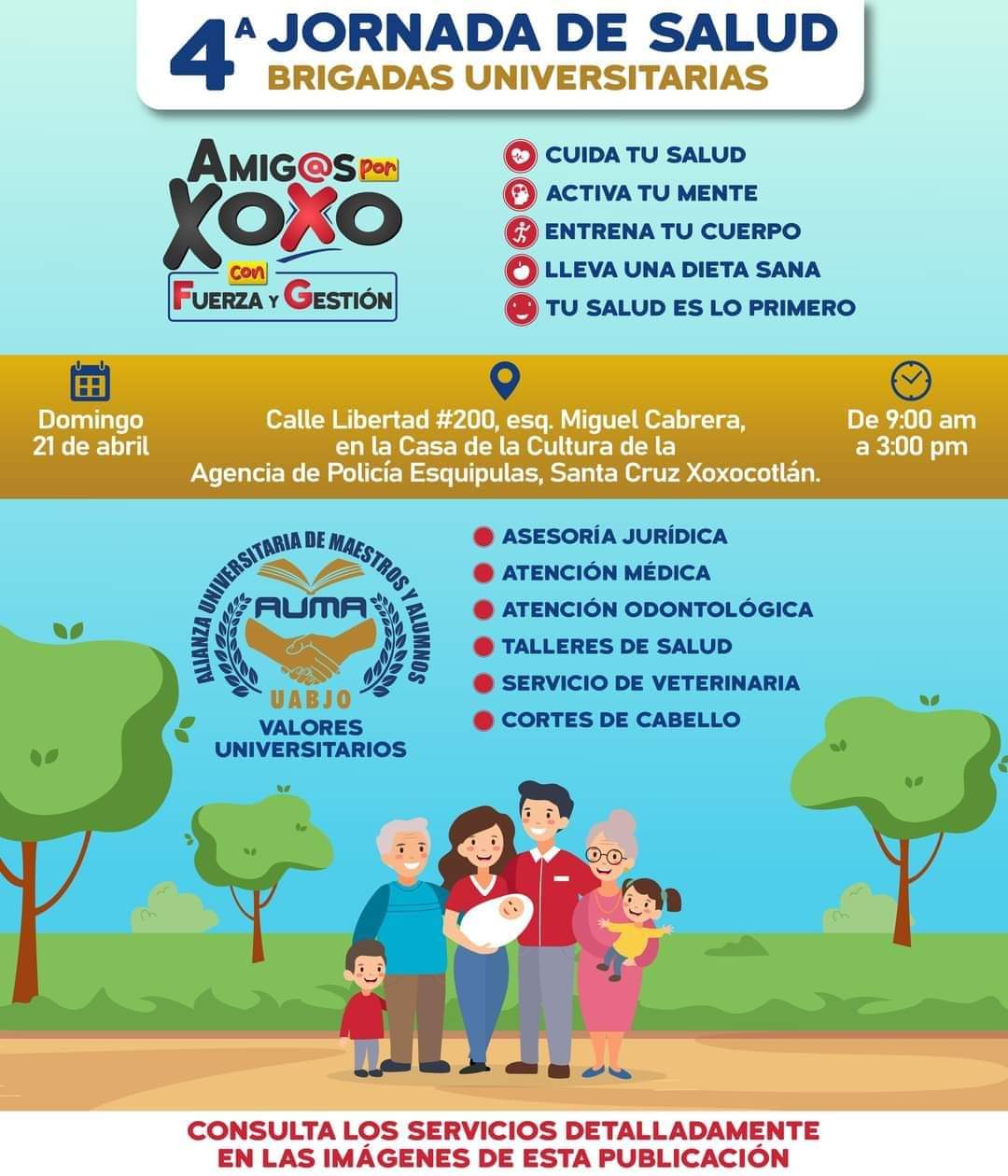 ¡¡¡ Amigos por Xoxo y Brigadas Universitarias invita !!!