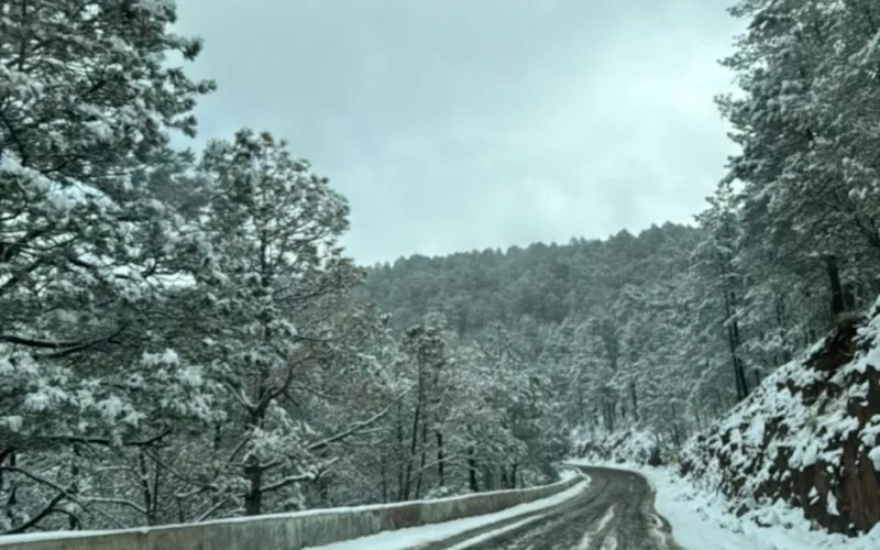 Reporta CEPC caída de nieve en 3 municipios ante el desplazamiento de la Novena Tormenta Invernal
