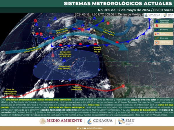 CONTINÚA AMBIENTE MUY CALUROSO EN DIFERENTES REGIONES DE OAXACA