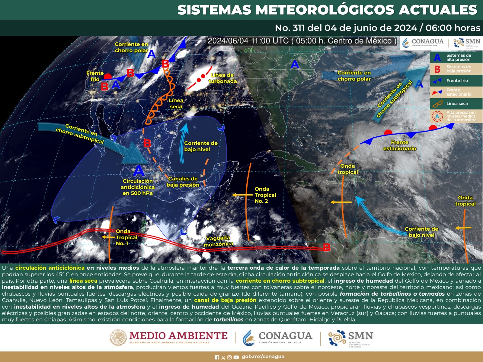 Aumento de nubes y desplazamiento de anticiclón disminuirá ligeramente el calor en Oaxaca