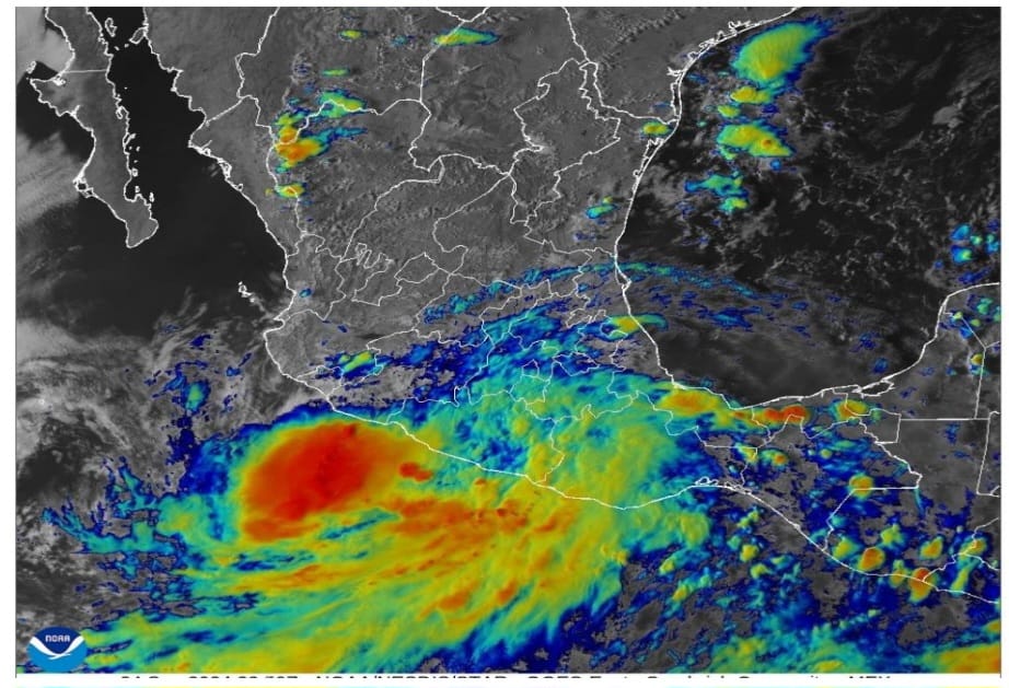Pronostican fuerte temporal de lluvias para los próximos 5 días en Oaxaca