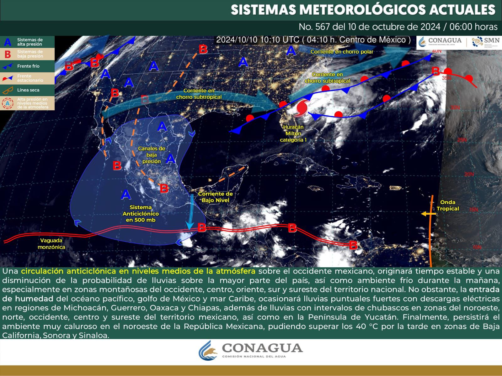 Disminuye probabilidad de lluvias para este jueves en Oaxaca