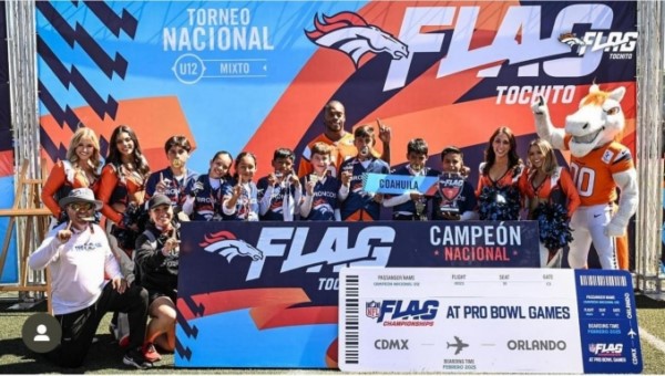 Coahuila vuelve a dominar el Nacional de Tochito NFL