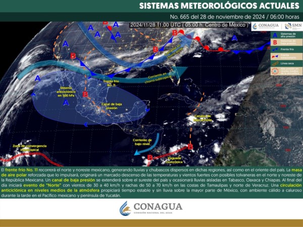 Este jueves continuará el ambiente frío en Oaxaca