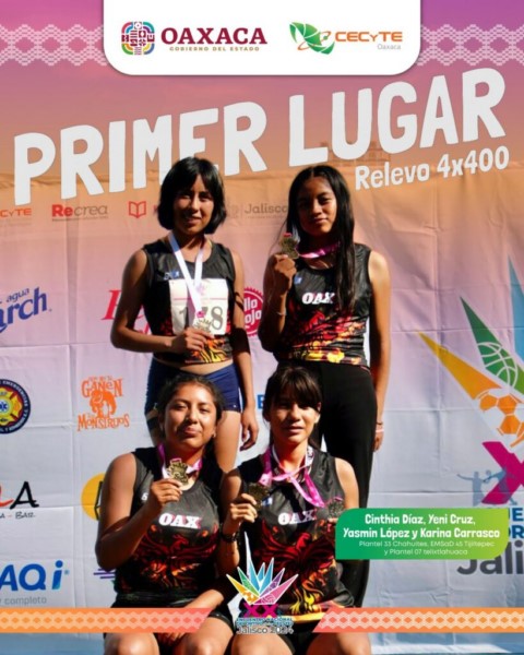 Oaxaca brilla en el XX Encuentro Nacional Deportivo de los CECyTEs 2024