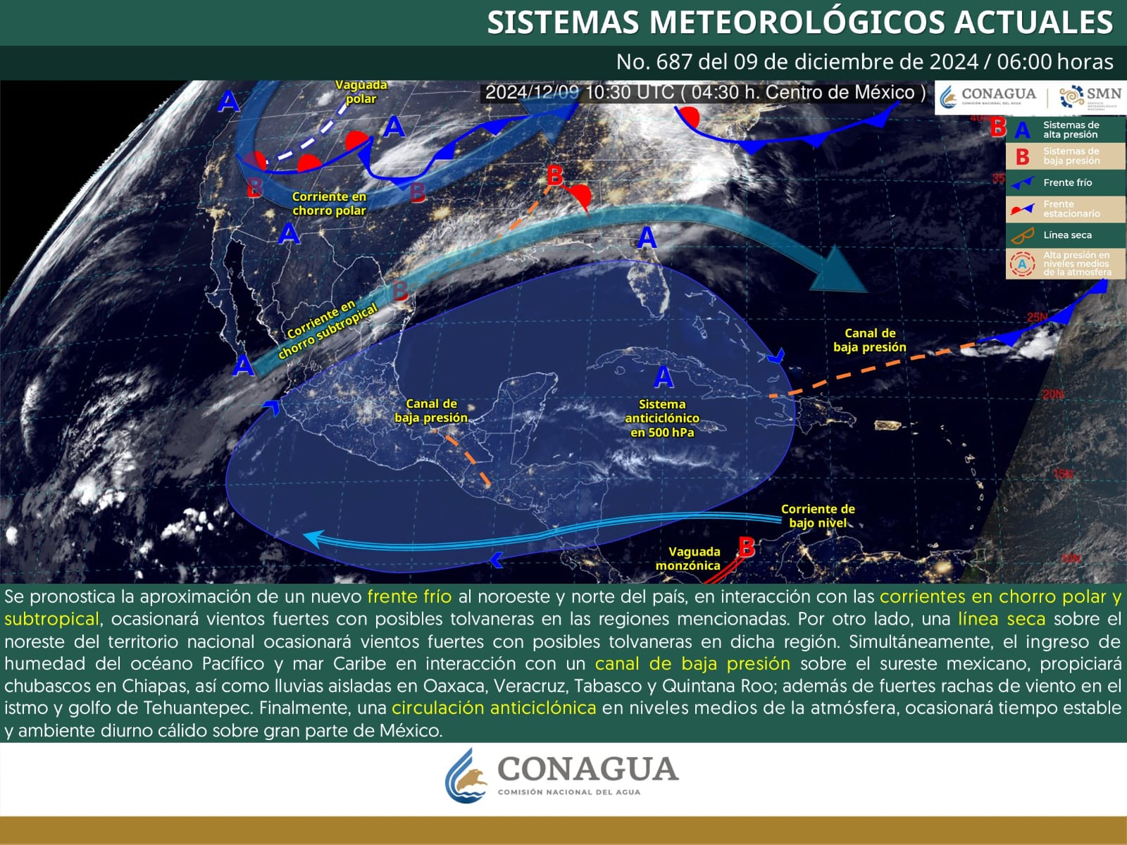 Frente frío número 14 mantendrá bajas temperaturas en Oaxaca para esta semana