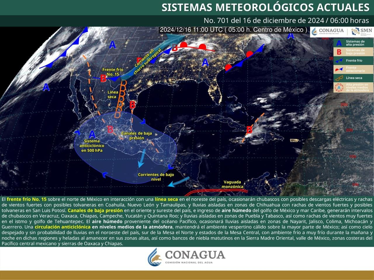 Se prevé ambiente frío en zonas altas de Oaxaca para este inicio de semana 