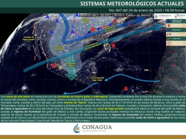 Continuará ambiente frío en la entidad, se prevé lluvias en algunas regiones