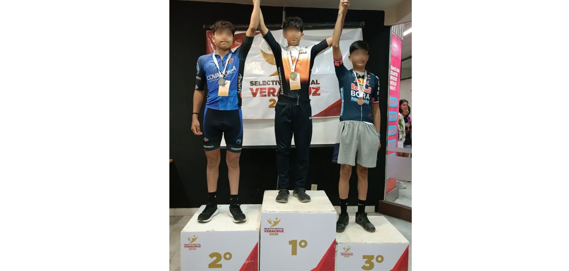 Coatzacoalcos domina la Ruta y se cuelga tres oros en el Estatal de Ciclismo