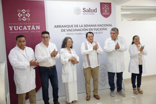 ARRANCA EN YUCATÁN LA SEMANA NACIONAL DE VACUNACIÓN Y SE FORTALECE LA RED DE FRÍO CON UNA INVERSIÓN HISTÓRICA