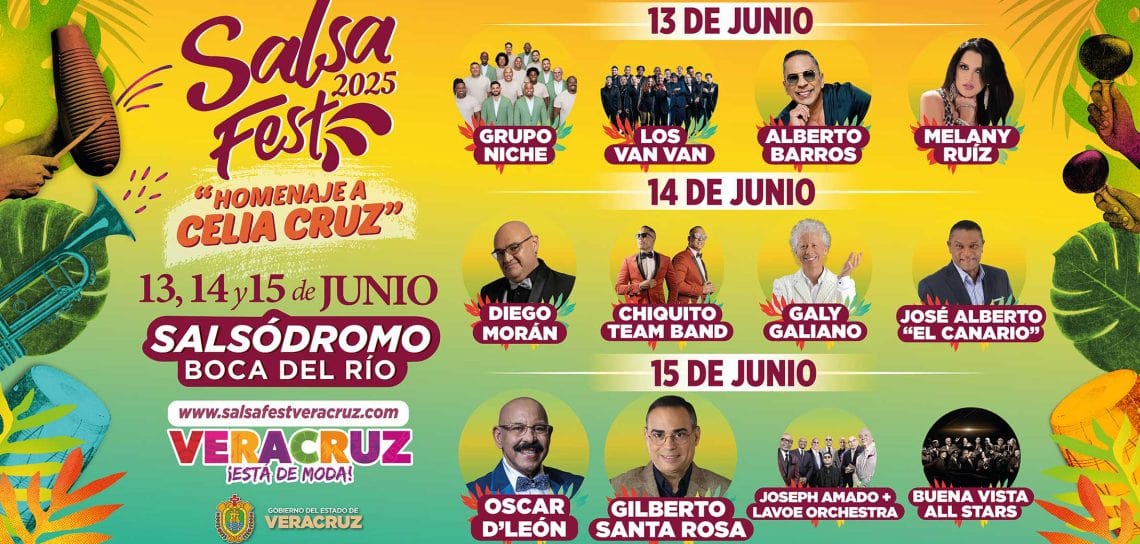 Salsa Fest 2025, tres días con leyendas internacionales