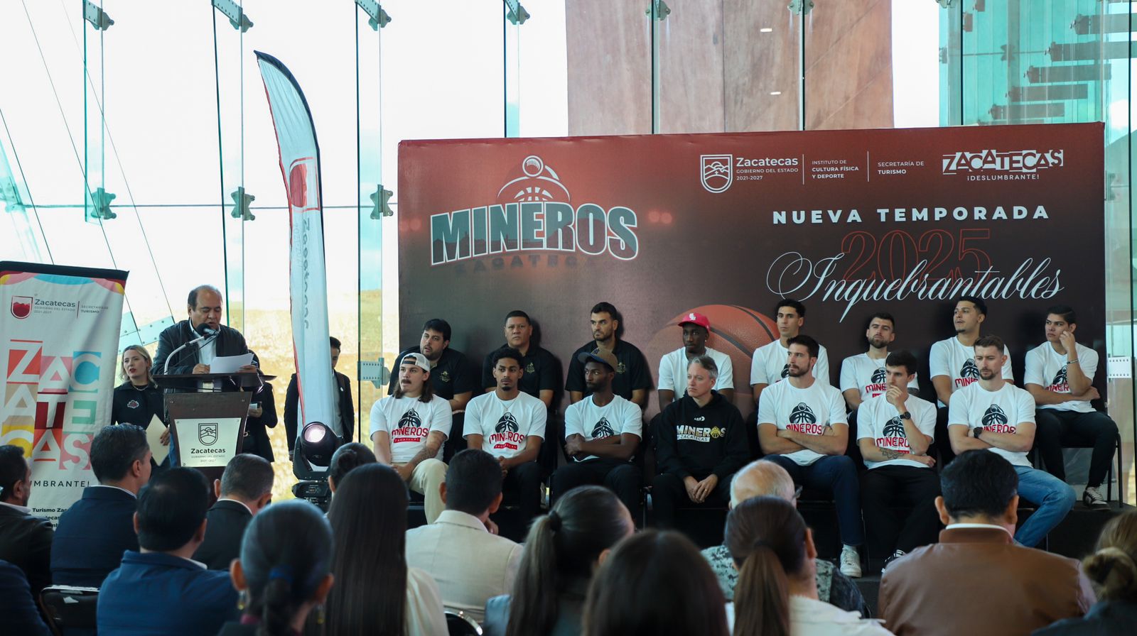 Presenta Gobierno de Zacatecas Nueva Temporada de Mineros Básquetbol