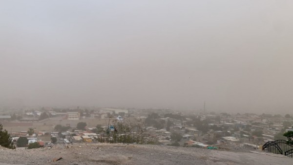 Se desplaza sexta tormenta de arena sobre territorio chihuahuense