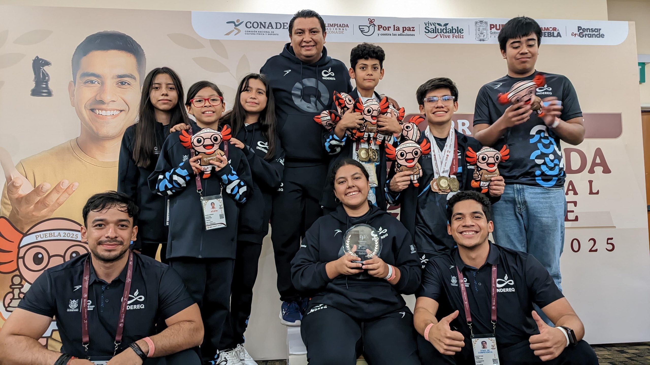 Ajedrecistas queretanos entre los mejores de la Olimpiada Nacional