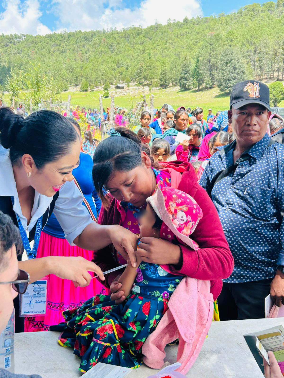 Intensifica Gobierno del Estado jornadas de vacunación contra el sarampión en comunidades remotas