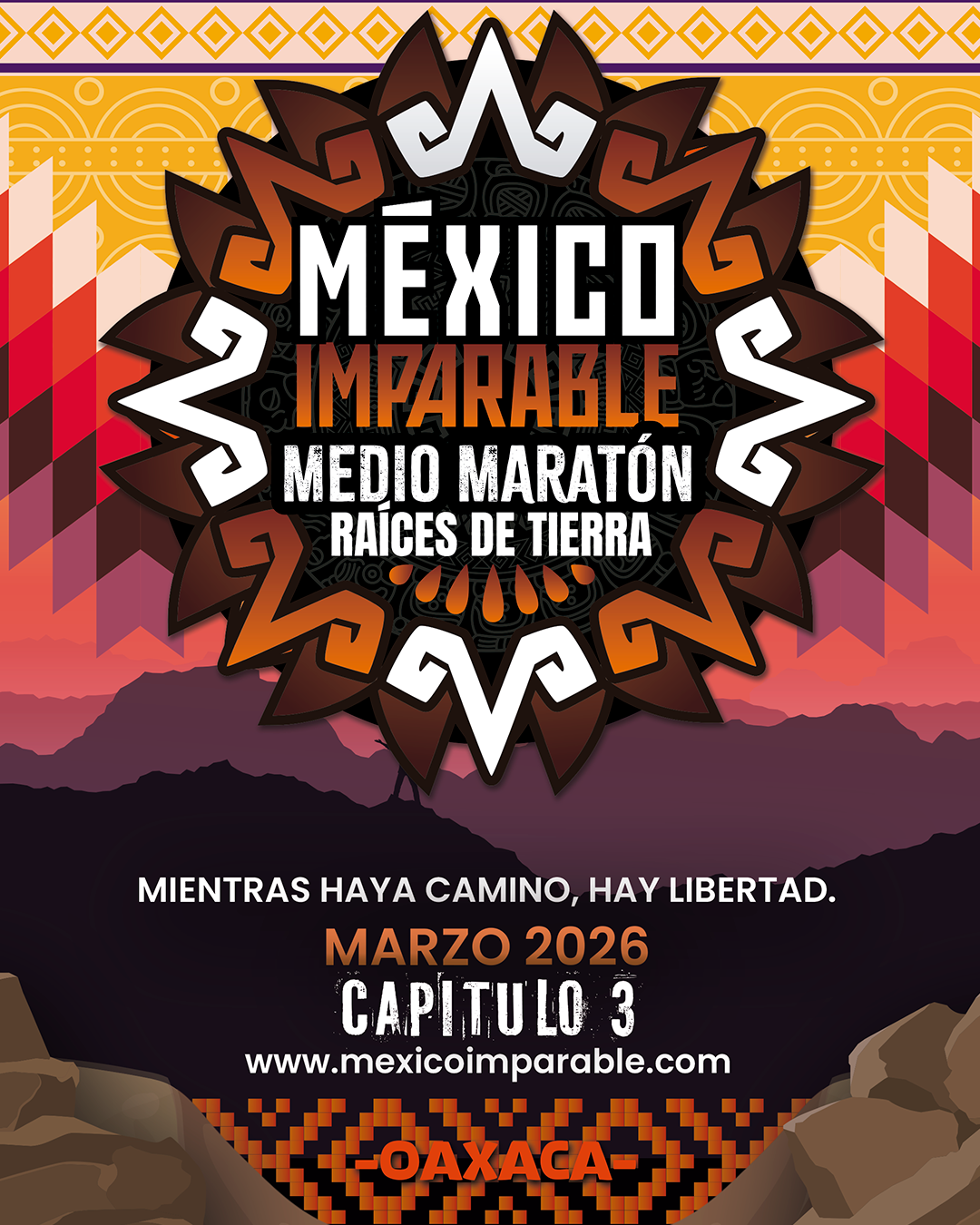 Oaxaca será sede de México Imparable-Medio Maratón Raíces de Tierra