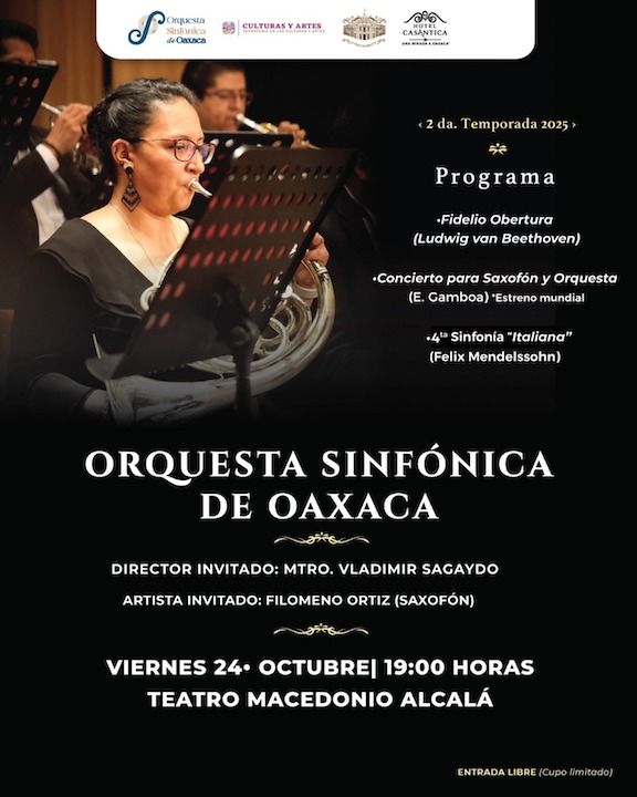 Brindará OSO un viaje musical entre clásicos universales y un estreno mundial