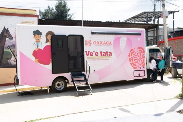 Realiza Gobierno de Oaxaca más de 10 mil mastografías gratuitas como parte del programa Ve’e Tata-Salud en tu Municipio