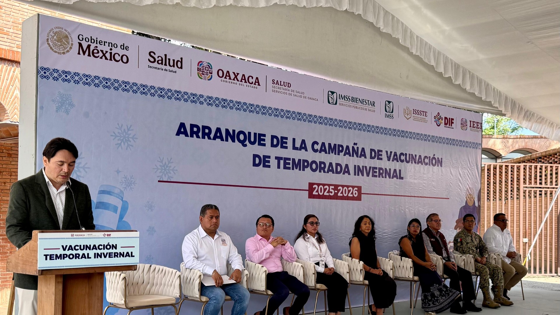 Inicia Oaxaca campaña de vacunación para la temporada invernal 2025–2026