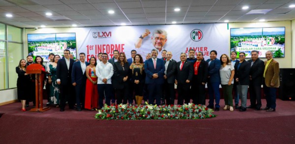 Presenta diputado Javier Casique Zárate su Primer Informe Legislativo en el Congreso del Estado