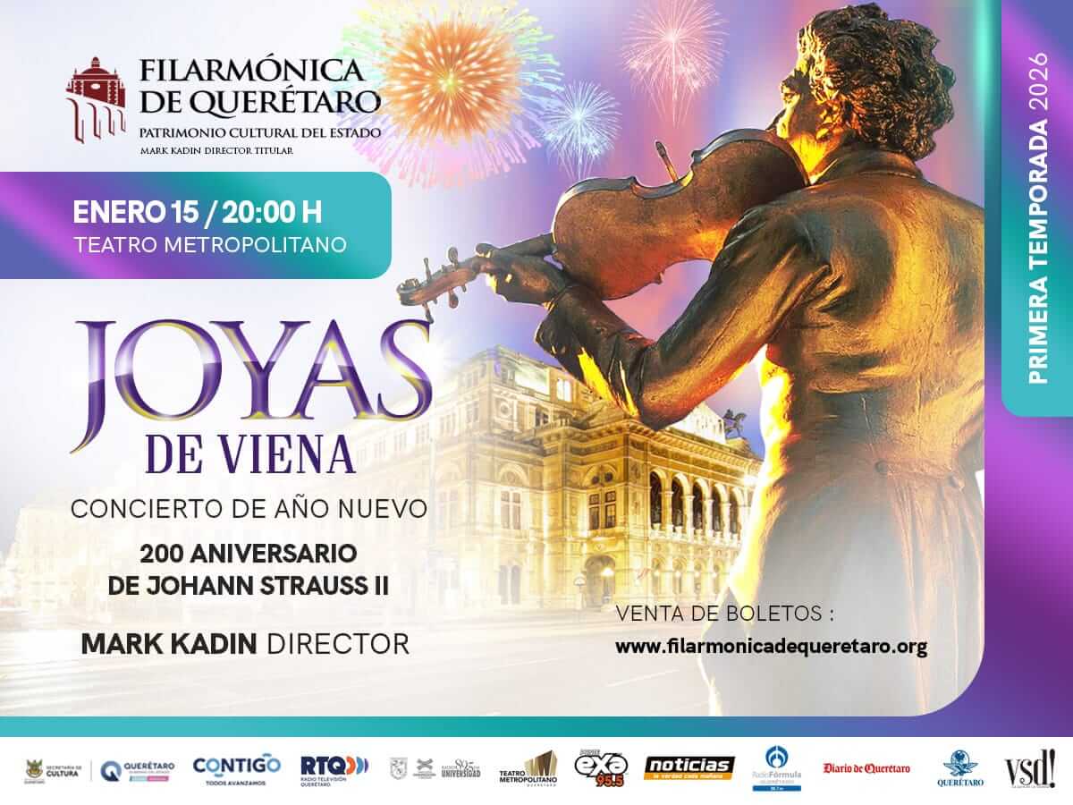 Anuncia la OFEQ el concierto inaugural de su temporada 2026