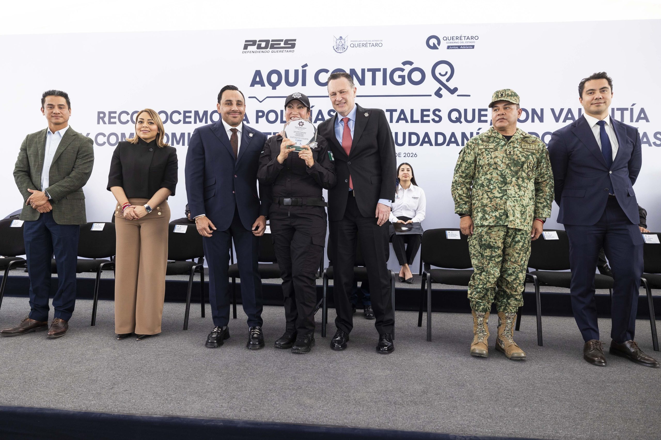 Entrega Gobernador el Premio al Mérito Policial 2026