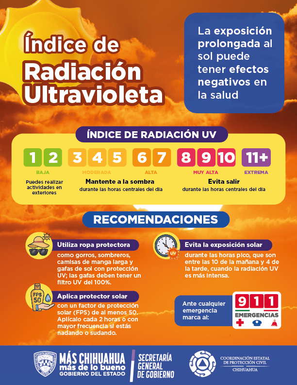 Alerta Protección Civil por altas temperaturas y ráfagas de viento en el estadoAlerta Protección Civil por altas temperaturas y ráfagas de viento en el estado