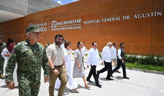 Presidenta inaugura Hospital General Dr. Agustín O’Horán en beneficio de un millón 200 mil personas; arranca IMSS Bienestar en Yucatán