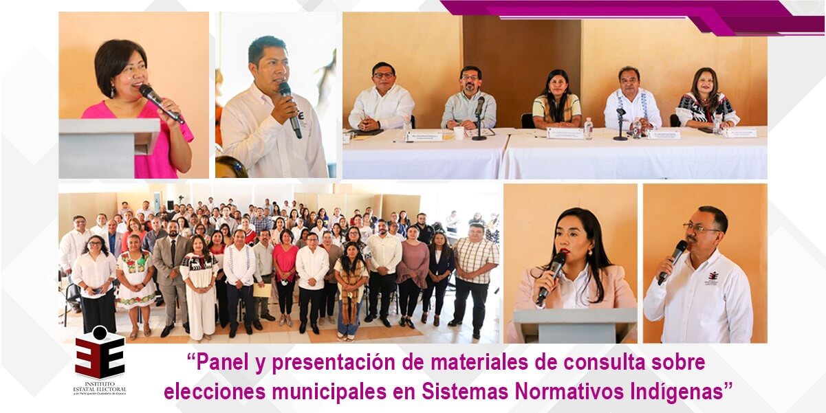 Realiza IEEPCO panel y presenta materiales de consulta sobre elecciones municipales en Sistemas Normativos Indígenas