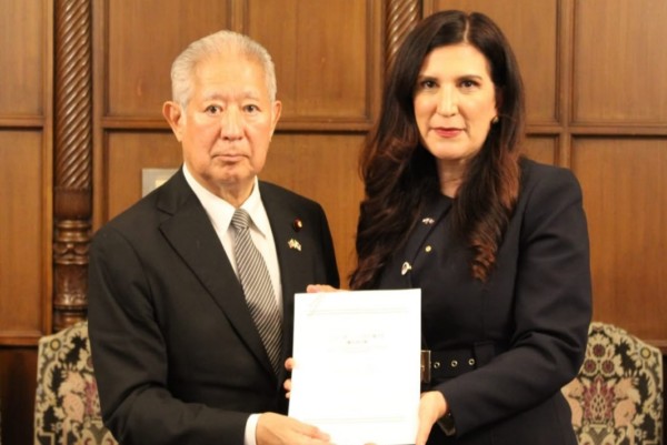 Reuniones con Eisuke Mori, Presidente de la Cámara de Representantes (Diputados) y con Masakazu Sekiguchi, Presidente de la Cámara de Consejeros (Senadores) de Japón