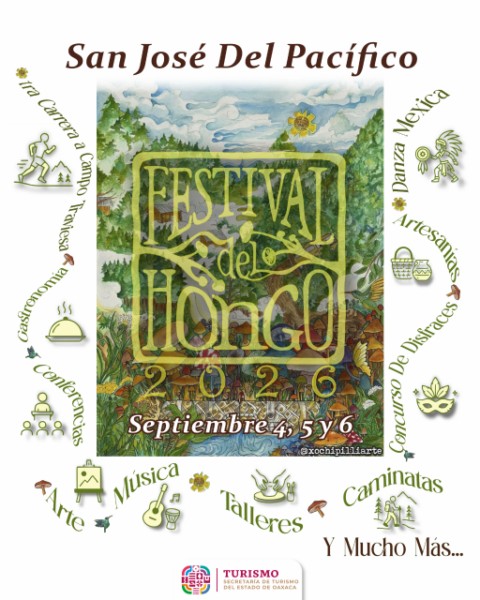 Celebrará San José del Pacífico la cuarta edición del Festival Cultural del Hongo