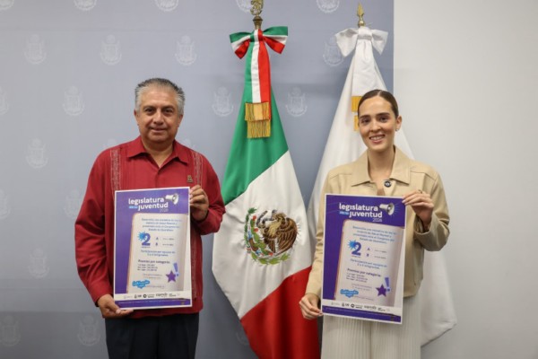 Convocan SEJUVE y Congreso a jóvenes a participar en la Legislatura de la Juventud