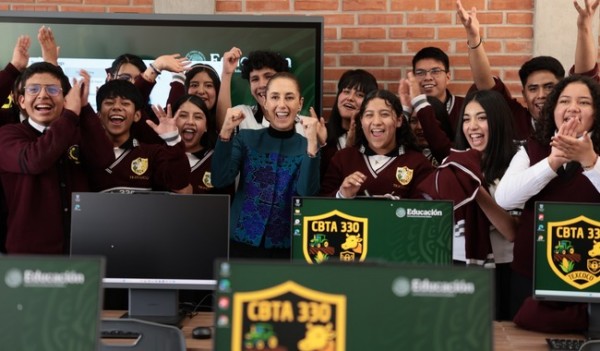Inaugura presidenta Claudia Sheinbaum Bachillerato Nacional en Texcoco, Edomex