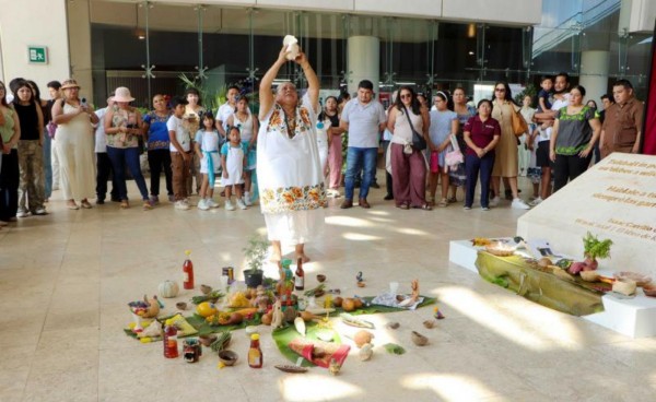 Celebran al maíz como patrimonio biocultural en el Gran Museo del Mundo Maya